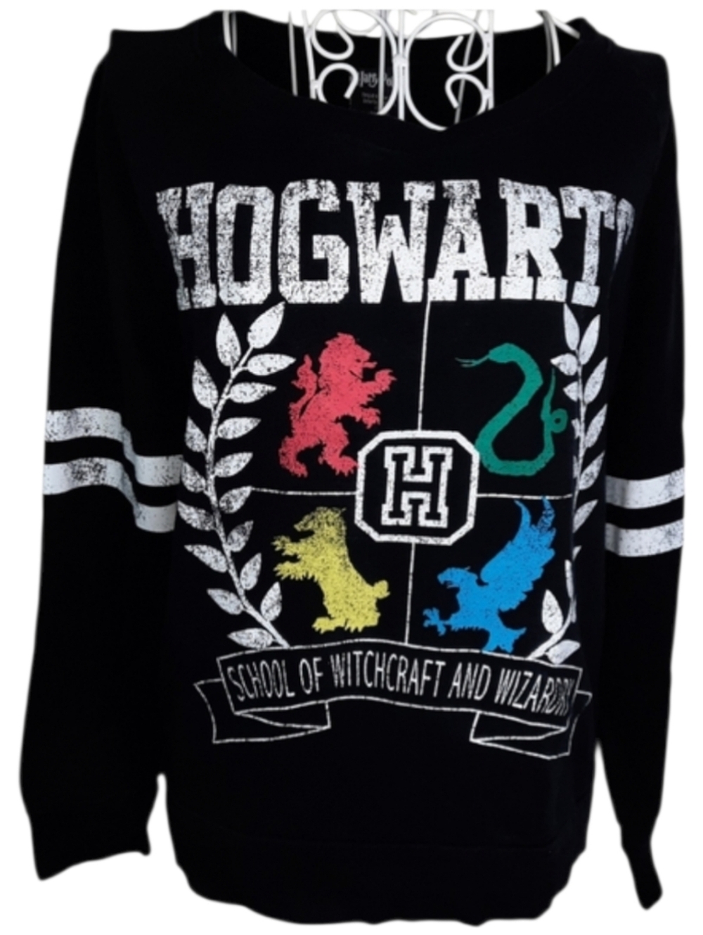Harry Potter Hogwarts Graphic Pullover Sweatshirt SZ M(7-9)